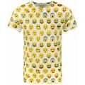 Tee-shirts sur Grenoble : T-shirt Emoticon Emoticons T-shirt &agrave; manches courtes Blanc