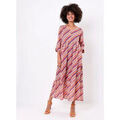 Robe La Fiancee Du Mekong Robe longue imprim&eacute;e voile de coton bio OLENCIA Orange Grenoble
