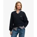 Pull Superdry Pull oversize &agrave; col en V en c&acirc;ble