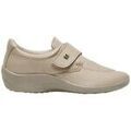 Randonn&eacute;e sur Grenoble : Chaussures Arcopedico MOCASSIN VELCRO REPOVESI LICRA GRIS Marron