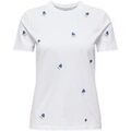 Tee-shirts sur Grenoble : T-shirt Only ONLKETTY S/S O-NECK TOP JRS NOOS
