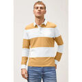 Polo Enorsia Chemise polo &agrave; col tiss&eacute; en bloc de couleur &agrave; manches longues Jaune Grenoble