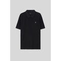 Polo Enorsia Chemise Polo &agrave; Col Oxford en Piqu&eacute; Noir