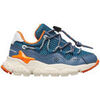 Baskets basses enfant Naturino Sneakers en synth&eacute;tique et tissu technique RAIKIRI JUNIOR. Multicolore