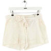 Short S&eacute;zane Mini short en coton blanc Blanc