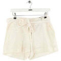 Short S&eacute;zane Mini short en coton blanc Blanc