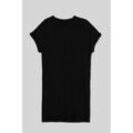 Robe courte Enorsia Robe en jersey avec d&eacute;coupes en patch et dentelle Noir