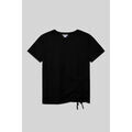 Tee-shirts sur Grenoble : T-shirt Enorsia T-shirt &agrave; fronces devant Noir