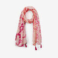 Echarpe Lollipops Foulard rectangulaire corail Paminia