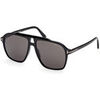 Lunettes de soleil Tom Ford FT1209 AUTARI Lunettes de soleil, Noir/Fum&eacute;e, 56 mm Noir