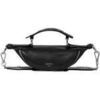 Sac Bandouliere Lancel Sac Bandouli&egrave;re Mini Origami Noir/Argent Noir