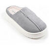 Chaussons Ozabi Mules homme velours c&ocirc;tel&eacute; MU10121 GRIS Multicolore