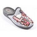 Chaussons / Pantoufles sur Grenoble : Chaussons Ozabi Pantoufles Mules femme PHOTOPRINT LOVE GRIS