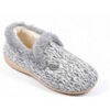 Chaussons Ozabi Pantoufle Charentaise femme hiver D867 GRIS