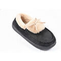 Chaussons / Pantoufles sur Grenoble : Chaussons Ozabi Pantoufles Charentaises femme Velours MD10154 NOIR