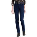 Pantalons sur Grenoble : Jeans Levis - Jean 724 High Rise Slim Straight - bleu fonc&eacute; Bleu