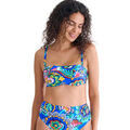 Maillots de bain sur Grenoble : Maillots de bain Lisca Haut maillot de bain bandeau pr&eacute;form&eacute; MEXICO Bleu