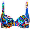 Maillots de bain Lisca Haut maillot de bain armatur&eacute; MEXICO Bleu
