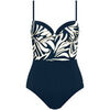 Maillots de bain Lisca Maillot de bain une pi&egrave;ce pr&eacute;form&eacute; GOLD COAST Bleu