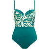 Maillots de bain Lisca Maillot de bain une pi&egrave;ce pr&eacute;form&eacute; GOLD COAST Vert