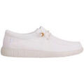 Chaussures plates femme sur Grenoble : Mocassins Pitas - Wallabi washed - blanche