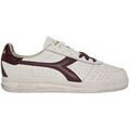 Baskets homme sur Grenoble : Baskets basses Diadora 201.182808 B.ELITE DOMINIO-C5135 BIANCO/VIOLA AVVENTO