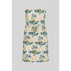 Robe courte Enorsia Robe en jersey imprim&eacute; Bardot mini Beige