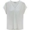 T-shirt Caf&eacute; Noir JC0251 Blanc