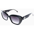 Lunettes sur Grenoble : Lunettes de soleil Maje femmes 5040 Noire de forme papillon