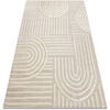 Tapis Rugsx Tapis BALANCE 1918 taupe - G&eacute;om&eacute;trique, structur 240x330 cm Beige 240x330 cm. . Maison & D&eacute;co > Tapis.