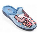 Chaussons / Pantoufles sur Grenoble : Chaussons Ozabi Pantoufles Mules femme PHOTOPRINT LOVE BLEU