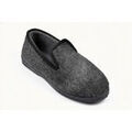 Chaussons / Pantoufles sur Grenoble : Chaussons Ozabi Pantoufle Charentaise femme hiver D880 ANTHRA