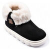 Chaussons enfant Ozabi Pantoufles Bottines Fille Chaudes et L&eacute;g&egrave;res MP9760 NOIR Noir