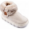 Chaussons enfant Ozabi Pantoufles Bottines Fille Chaudes et L&eacute;g&egrave;res MP9760 BEIGE Multicolore