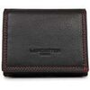 Porte-monnaie LANCASTER Porte monnaie/billets Soft Vintage Noir/Rouge