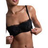 Bandeaux & bretelles amovibles Passionata Soutien-gorge bandeau avec armatures NINA Noir