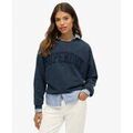 Pull Superdry Sweat &agrave; col rond avec applique tonale Athletic Essentials