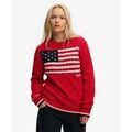 Pull Superdry Athletic Essentials Americana Flag Crew Knit Grenoble