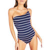 Maillots de bain Selmark Maillot de bain une pi&egrave;ce armatur&eacute; asym&eacute;trique Ipanema Bleu