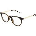 Lunettes sur Grenoble : Lunettes de soleil Saint Laurent SL 683/F Cadres Optiques, Havana/Transparent, 52 mm