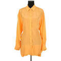 Chemises sur Grenoble : Chemise Nina Ricci Chemise en soie orange