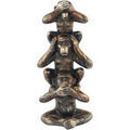 D&eacute;coration sur Grenoble : Statuettes et figurines Signes Grimalt Figure 3 Singes Dor&eacute; Unique. . Maison & D&eacute;co > Statuettes et figurines.