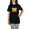 T-shirt Disney Logo T-shirt &agrave; manches courtes coupe boyfriend Noir