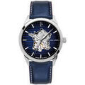 Hommes sur Grenoble : Montre Pierre Lannier Montre Homme MONARCK Bleu Cuir Bleu