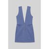 Robe courte Enorsia Robe denim en V profond et mini