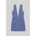 Robe courte Enorsia Robe denim en V profond et mini Grenoble