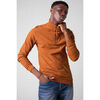 Pull Enorsia Motif textur&eacute; Col haut Sweat-shirt Orange