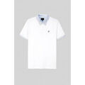 Polo Enorsia Chemise Polo &agrave; Col Oxford en Piqu&eacute; Blanc Grenoble