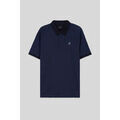 Polo Enorsia Chemise Polo &agrave; Col Oxford en Piqu&eacute; Marine Grenoble