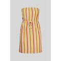 Robe courte Enorsia Robe en jersey imprim&eacute; Bardot mini Jaune Grenoble